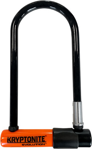 Kryptonite U-Lukko Evolution STD 10.2cmx22.9cm Orange / Black